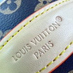 Louis Vuitton Speedy Bandoulière 20 M29459 LV Stamp canvas handbag with striped mini Monogram design