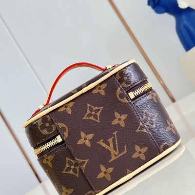 Louis Vuitton - Nice Nano Bijoux Jewelry Case M15354 Monogram Canvas Replica Travel Jewelry Box
