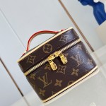 Louis Vuitton Speedy Bandoulière 20 M29459 LV Stamp canvas handbag with striped mini Monogram design