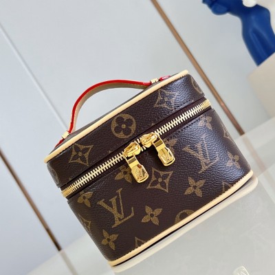 Louis Vuitton - Nice Nano Bijoux Jewelry Case M15354 Monogram Canvas Replica Travel Jewelry Box