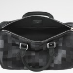 Louis Vuitton Speedy Bandoulière 30 M28977 Damoflage Coated Canvas Handbag in Black Mosaic with Jacquard Shoulder Strap