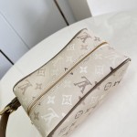  Louis Vuitton Locker Dopp Kit M29426 Monogram Surplus Canvas Toiletry Bag with Embossed Monogram Pattern