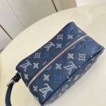 Louis Vuitton Discovery PM M28575 Monogram Shadow leather backpack with colorful gradient Monogram print