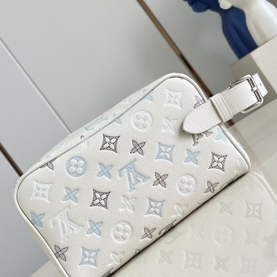 Louis Vuitton - Locker Dopp Kit M28835 Monogram Shadow Leather Toiletry Bag