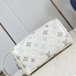 Louis Vuitton Discovery PM M28575 Monogram Shadow leather backpack with colorful gradient Monogram print