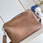 Louis Vuitton Nil M27999 soft leather bag with adjustable shoulder strap and LV Blason jacquard lining