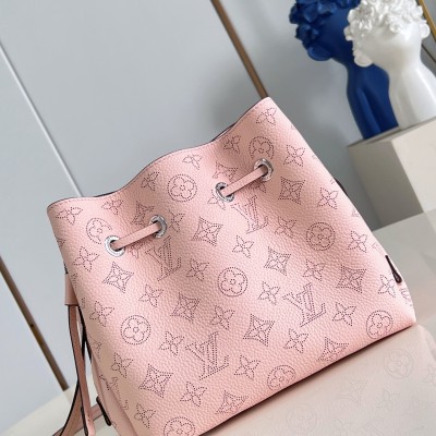 Louis Vuitton - Bella Handbag M23195 Mahina Monogram Perforated Leather Bag