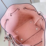 Louis Vuitton Bella Handbag M23195 in Mahina Monogram Perforated Leather with Braided Chain and Coin Purse