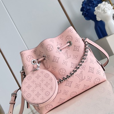 Louis Vuitton - Bella Handbag M23195 Mahina Monogram Perforated Leather Bag