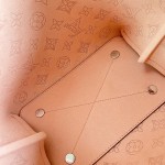 Louis Vuitton Bella Handbag M23195 in Mahina Monogram Perforated Leather with Braided Chain and Coin Purse