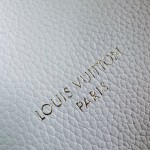 Louis Vuitton All In BB M29112 Low Key Grained Calfskin Leather Bucket Bag with LV Padlock and Monogram Pouch