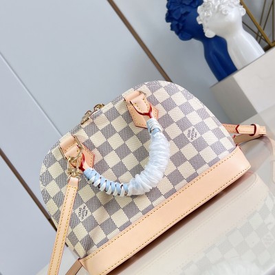 Louis Vuitton - Alma BB N40902 Damier Azur Canvas Handbag