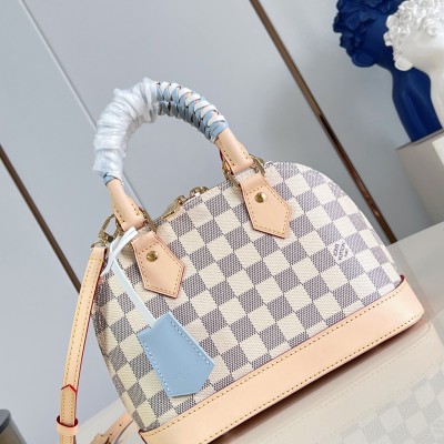 Louis Vuitton - Alma BB N40902 Damier Azur Canvas Handbag
