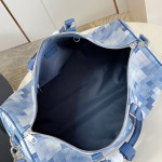  Louis Vuitton Keepall Bandoulière Damoflage Coated Canvas Travel Bag M28842 M29601 with Pixelated Damier Camouflage