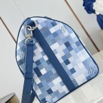  Louis Vuitton Keepall Bandoulière Damoflage Coated Canvas Travel Bag M28842 M29601 with Pixelated Damier Camouflage