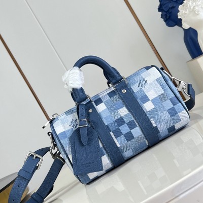 Louis Vuitton - Keepall Bandoulière 25 M28600 Damoflage Coated Canvas Travel Bag