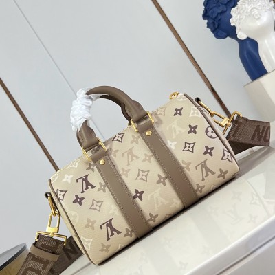 Louis Vuitton - Keepall Bandoulière 25 M29272 Damoflage Coated Canvas Travel Bag