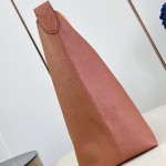 Louis Vuitton Low Key Hobo MM Flight Mode Leather Shoulder Bag M29144 M29156 with V-Shaped Design
