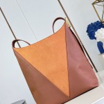 Louis Vuitton Low Key Hobo MM Flight Mode Leather Shoulder Bag M29144 M29156 with V-Shaped Design