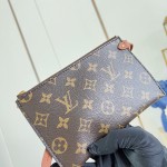 Louis Vuitton Low Key Hobo MM Flight Mode Leather Shoulder Bag M29144 M29156 with V-Shaped Design