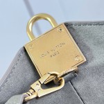 Louis Vuitton Low Key Hobo MM Flight Mode Leather Shoulder Bag M29144 M29156 with V-Shaped Design