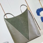 Louis Vuitton Low Key Hobo MM Flight Mode Leather Shoulder Bag M29144 M29156 with V-Shaped Design