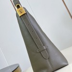 Louis Vuitton Low Key Hobo MM Flight Mode Leather Shoulder Bag M29144 M29156 with V-Shaped Design