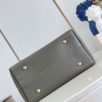 Louis Vuitton Low Key Hobo MM Flight Mode Leather Shoulder Bag M29144 M29156 with V-Shaped Design