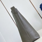 Louis Vuitton Low Key Hobo MM Flight Mode Leather Shoulder Bag M29144 M29156 with V-Shaped Design