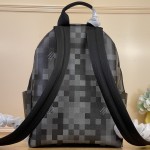 Louis Vuitton Discovery Small Backpack M28789 Damoflage Coated Canvas Backpack with Pixelated Damier Camouflage