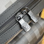Louis Vuitton Discovery Small Backpack M28789 Damoflage Coated Canvas Backpack with Pixelated Damier Camouflage