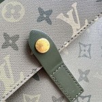Louis Vuitton Keepall Bandoulière 45 M29158 Monogram Surplus Canvas Travel Bag with Embossed Woven-Effect Finish and Side Pockets
