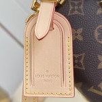 Louis Vuitton Alma Trunk 20 M26784 Monogram Canvas Handbag with S-Lock and Reinforced Metal Corners