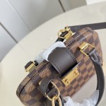 Louis Vuitton Alma Trunk 20 M26784 Monogram Canvas Handbag with S-Lock and Reinforced Metal Corners