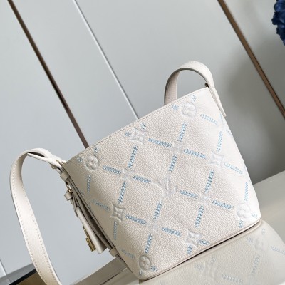 Louis Vuitton - All In BB M28910 Monogram Empreinte Couture Leather Bucket Bag