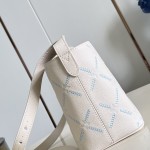 Louis Vuitton All In BB M28910 Monogram Empreinte Couture Leather Bucket Bag with Embossed Finish, LV Padlock and Removable Zip Pouch