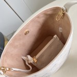 Louis Vuitton All In BB M28910 Monogram Empreinte Couture Leather Bucket Bag with Embossed Finish, LV Padlock and Removable Zip Pouch
