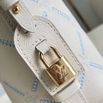 Louis Vuitton All In BB M28910 Monogram Empreinte Couture Leather Bucket Bag with Embossed Finish, LV Padlock and Removable Zip Pouch