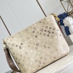 Louis Vuitton Vagabond Hobo PM M26931 Monogram Surplus Canvas Shoulder Bag with Embossed Woven-Effect Finish