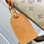 Louis Vuitton Vagabond Hobo PM M26931 Monogram Surplus Canvas Shoulder Bag with Embossed Woven-Effect Finish