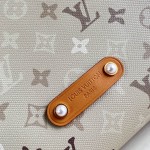 Louis Vuitton Vagabond Hobo PM M26931 Monogram Surplus Canvas Shoulder Bag with Embossed Woven-Effect Finish
