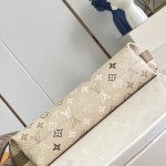 Louis Vuitton Vagabond Hobo PM M26931 Monogram Surplus Canvas Shoulder Bag with Embossed Woven-Effect Finish