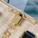Louis Vuitton Speedy Bandoulière 22 M28761 Out Of The Trunk Monogram Canvas Handbag with S-Lock and Vintage Striped Details