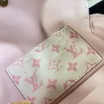 Louis Vuitton Wallet On Chain Ivy N40916 Damier Azur Canvas Crossbody Bag with Bicolor Woven Strap and Gold Chain