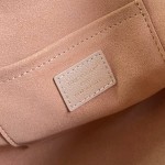 Louis Vuitton Alma BB M28458 Monogram Empreinte Couture Leather Handbag with Gold Padlock and Embroidered Finish