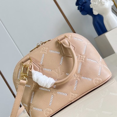 Louis Vuitton – Alma BB M28458 Handtasche aus Monogram Empreinte Couture-Leder