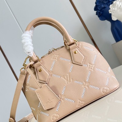 Louis Vuitton – Alma BB M28458 Handtasche aus Monogram Empreinte Couture-Leder