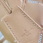 Louis Vuitton Alma BB M28458 Monogram Empreinte Couture Leather Handbag with Gold Padlock and Embroidered Finish