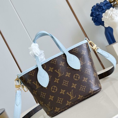 Louis Vuitton - Neverfull Inside Out BB M28336 Reversible Leather Handbag