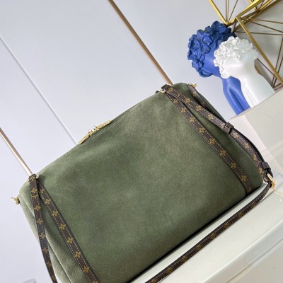 Louis Vuitton - Flight Mode Express Medium Suede Leather Replica Handbag M29230